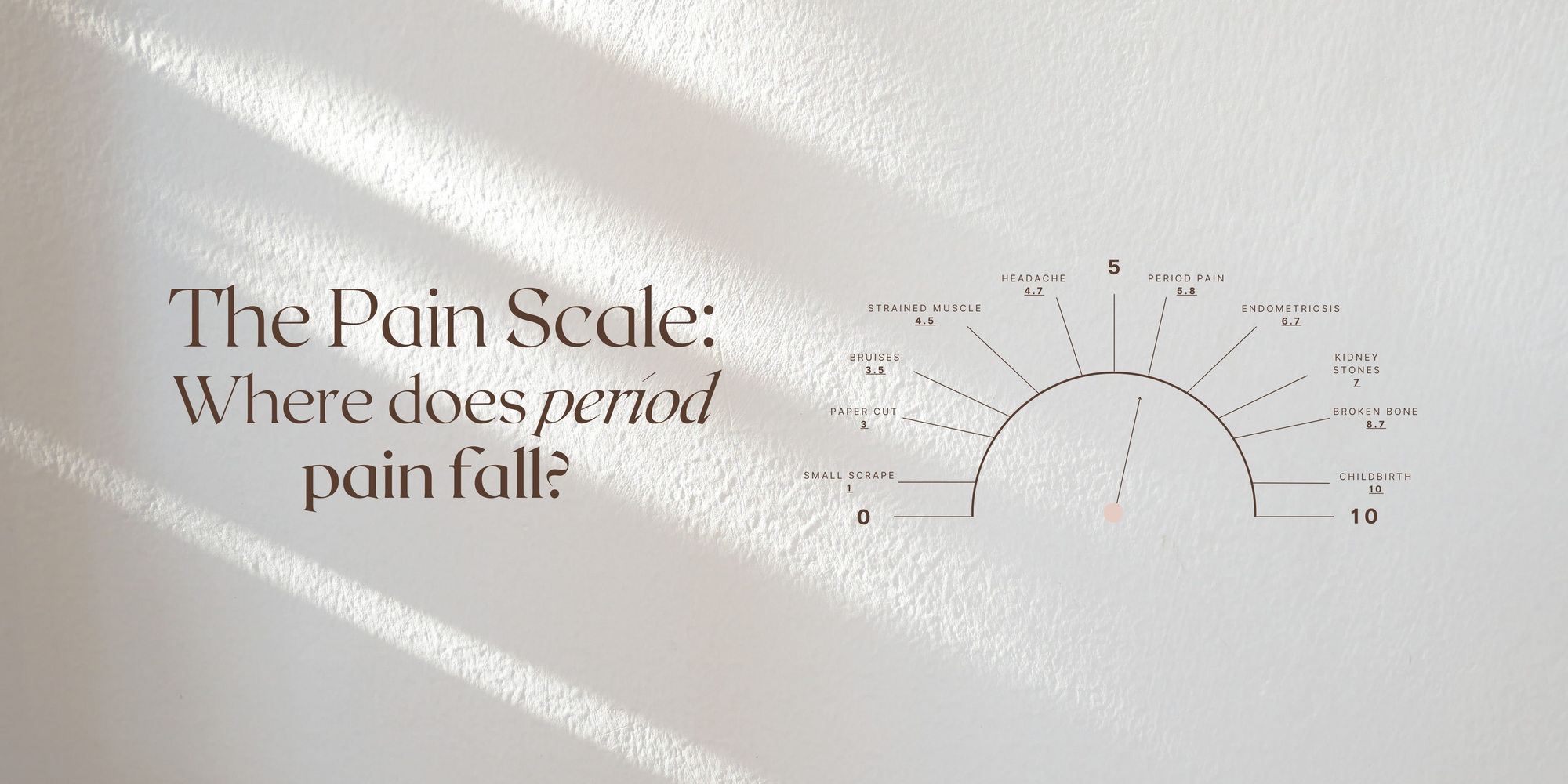 The-Pain-Scale-Where-does-period-pain-fall Femmé Organic