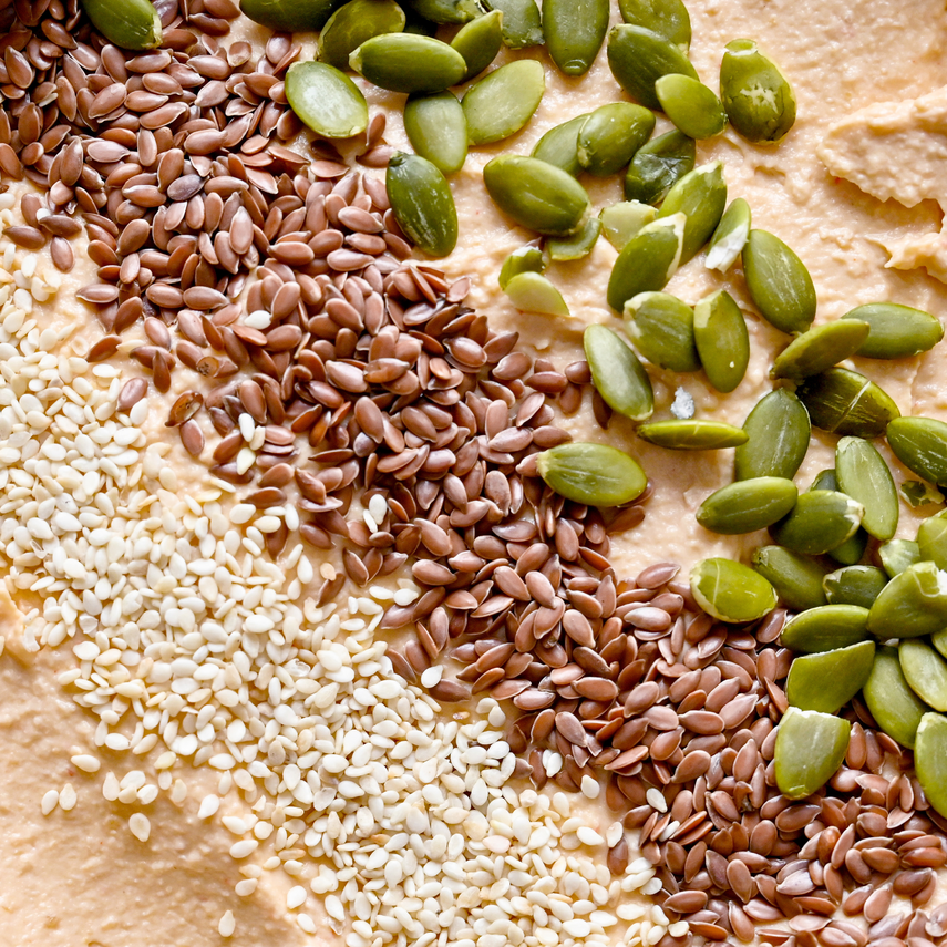 Roasted Pine Nut Hummus - Femmé Organic