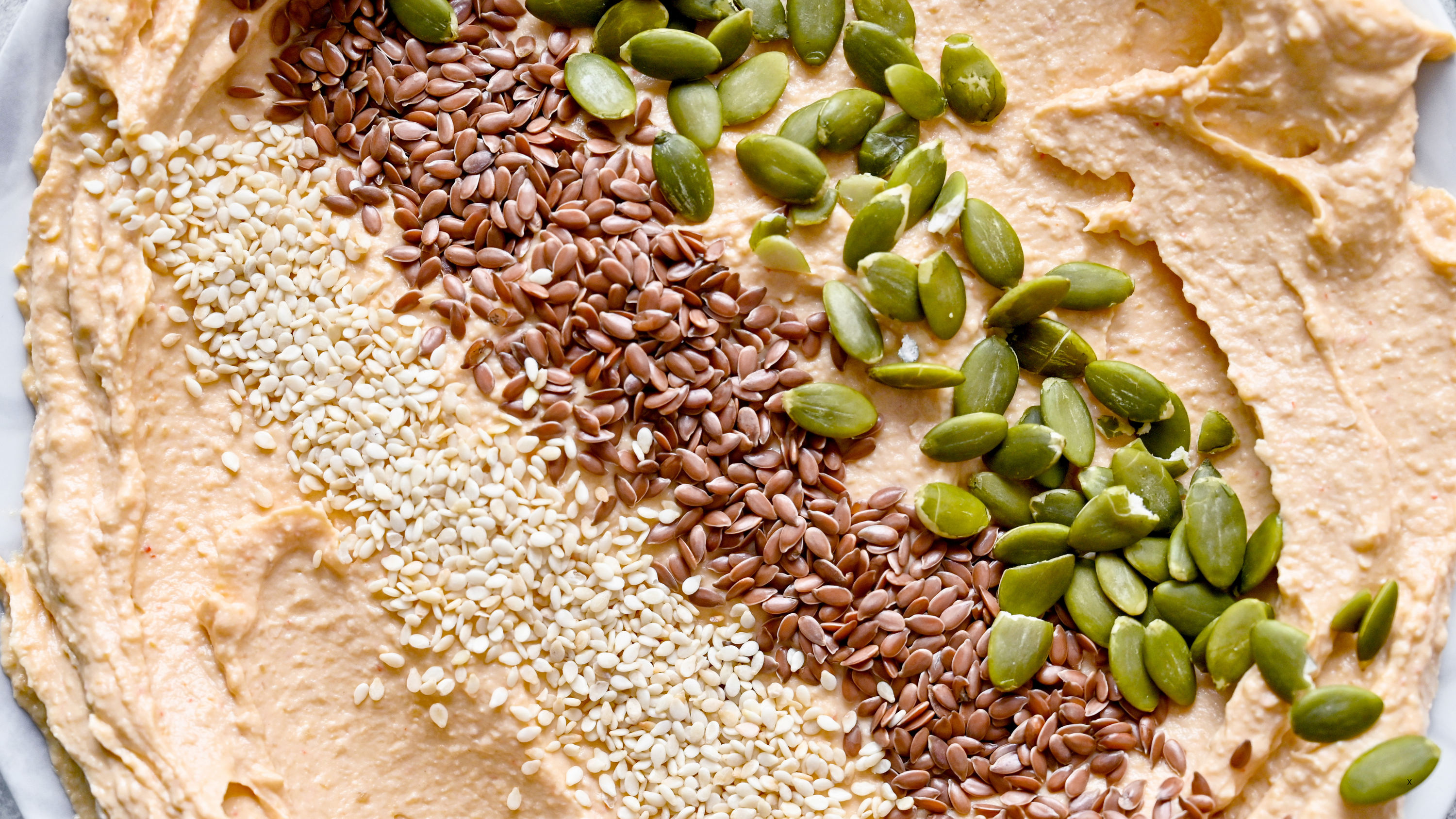 Roasted Pine Nut Hummus - Femmé Organic