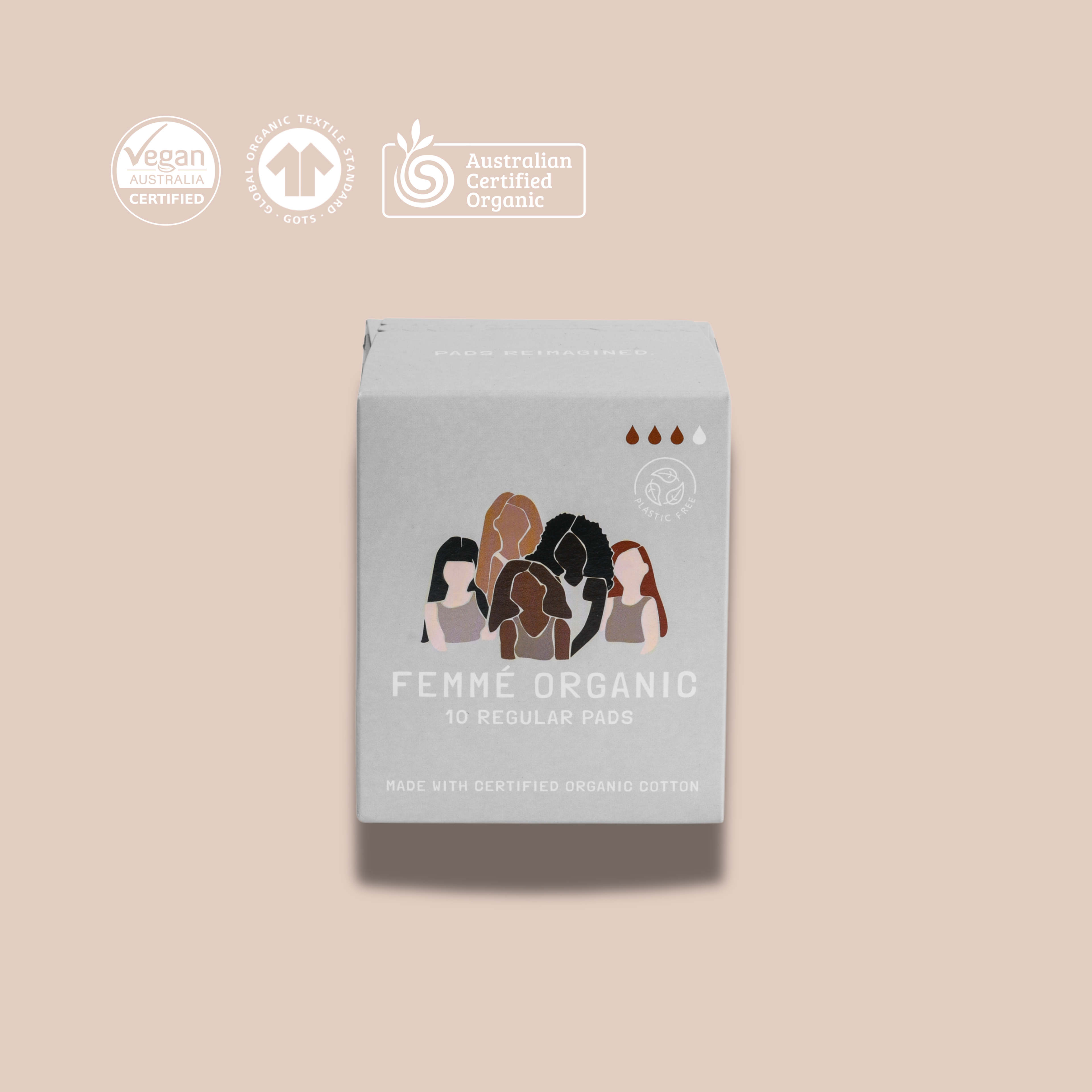 Regular Organic Pad Carton