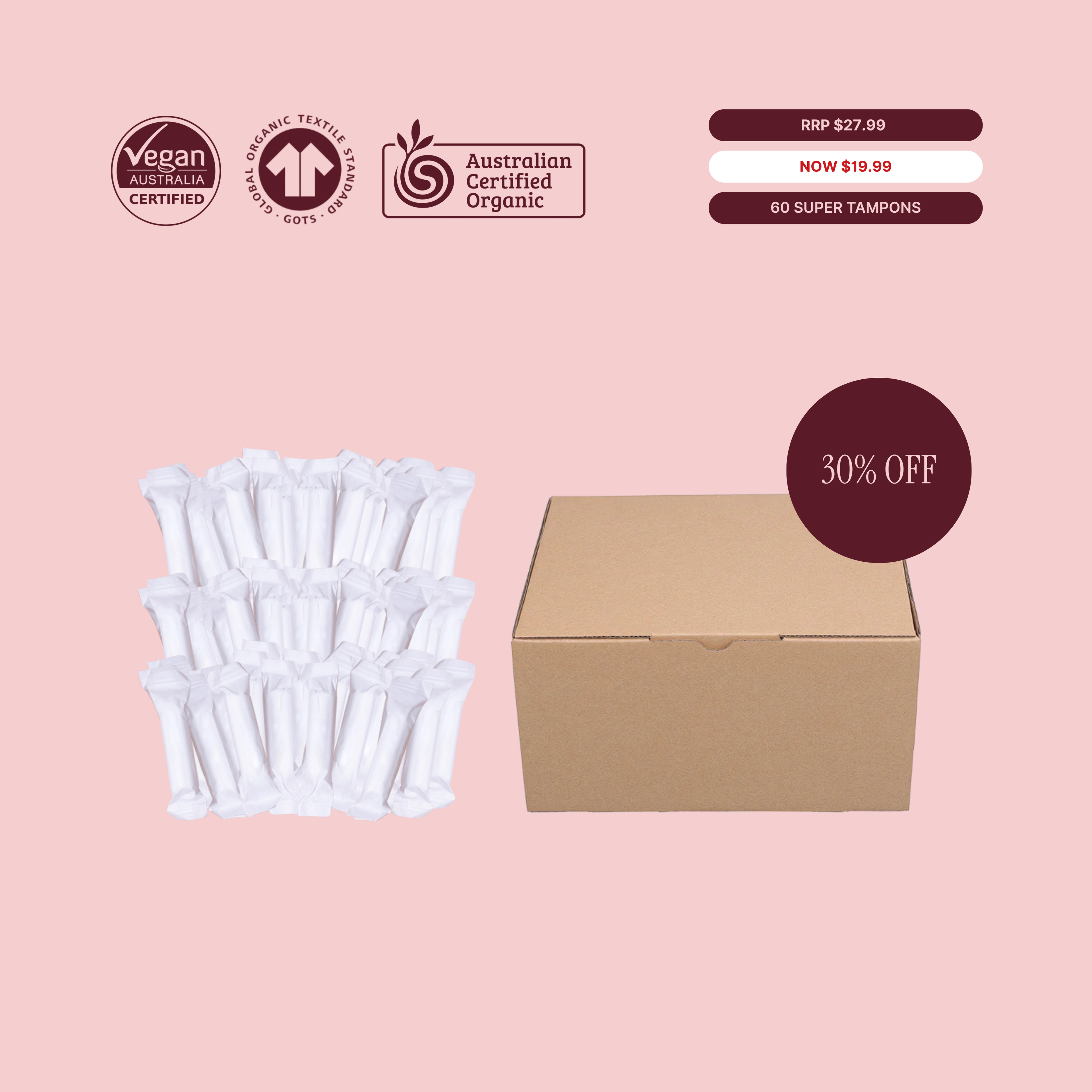 Super Tampons - 40 Units | EOFY Value Pack