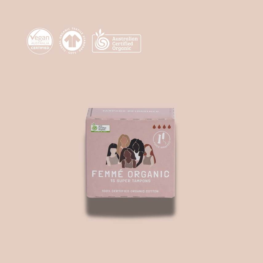 Super Organic Tampon Carton
