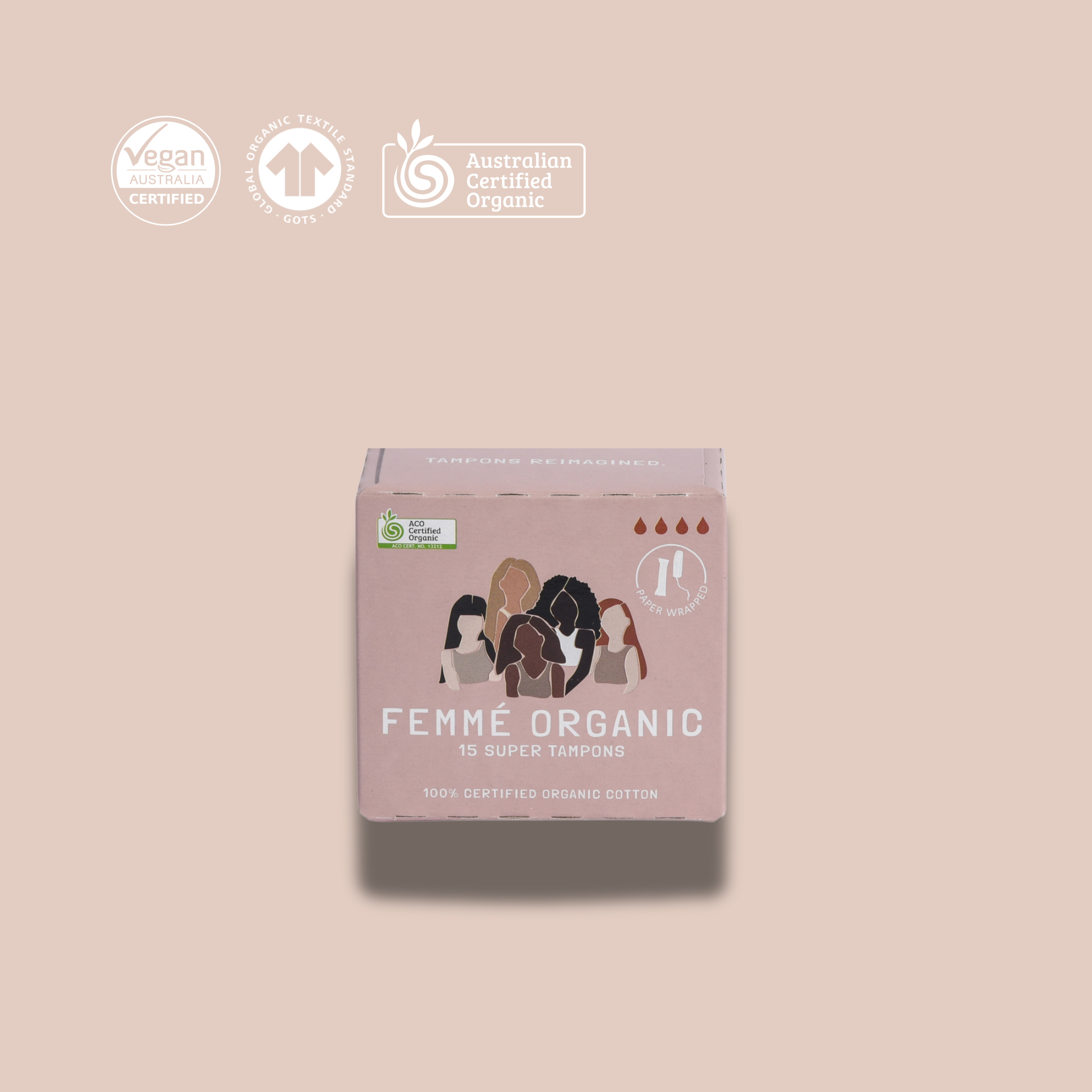 Super Organic Tampon Carton