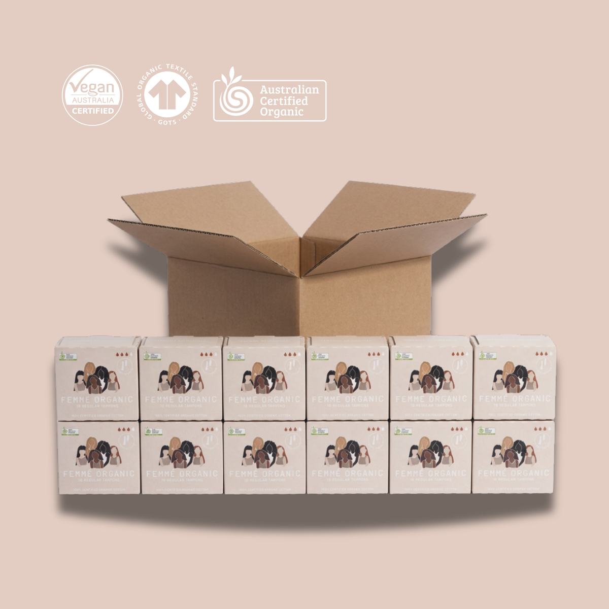 Regular Organic Tampon Carton