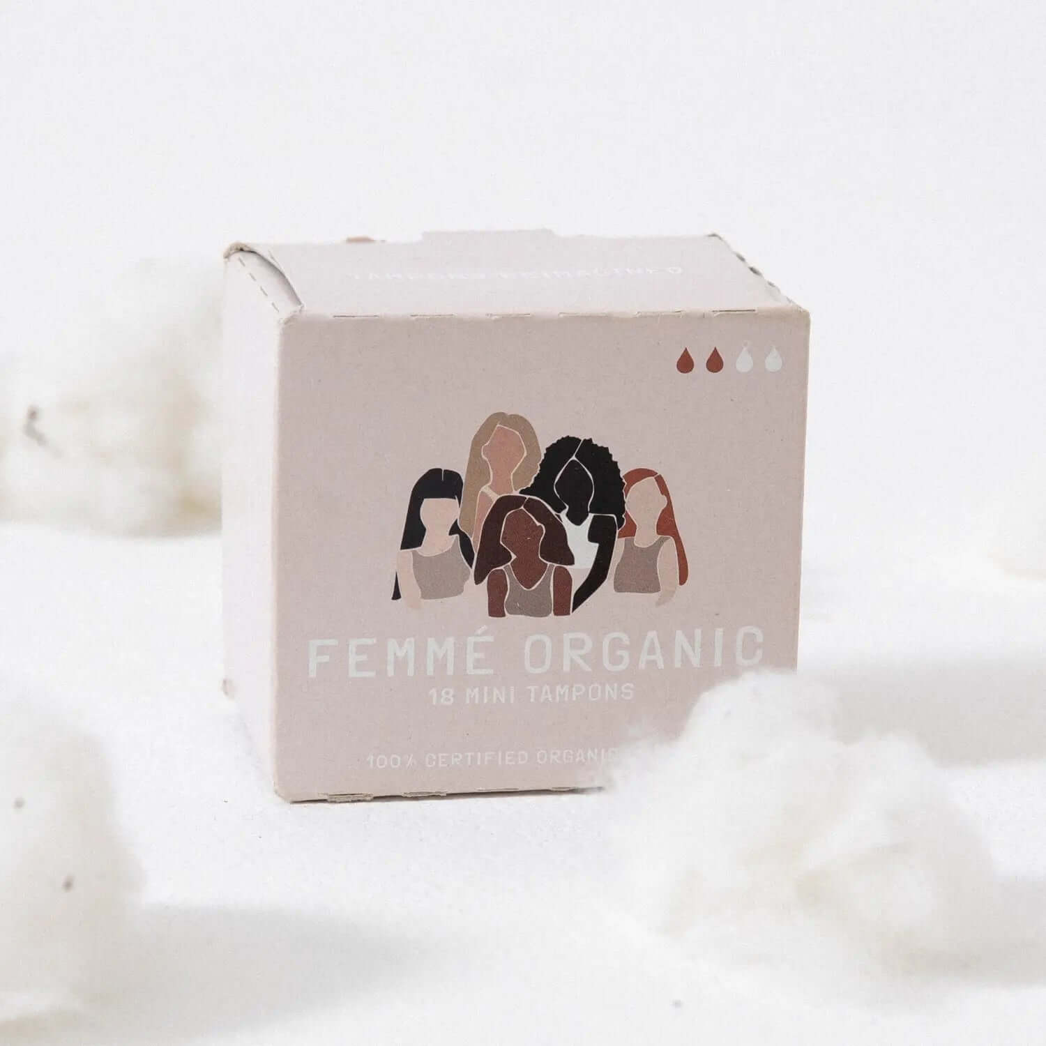 Mini Organic Cotton Tampons Femme Organic