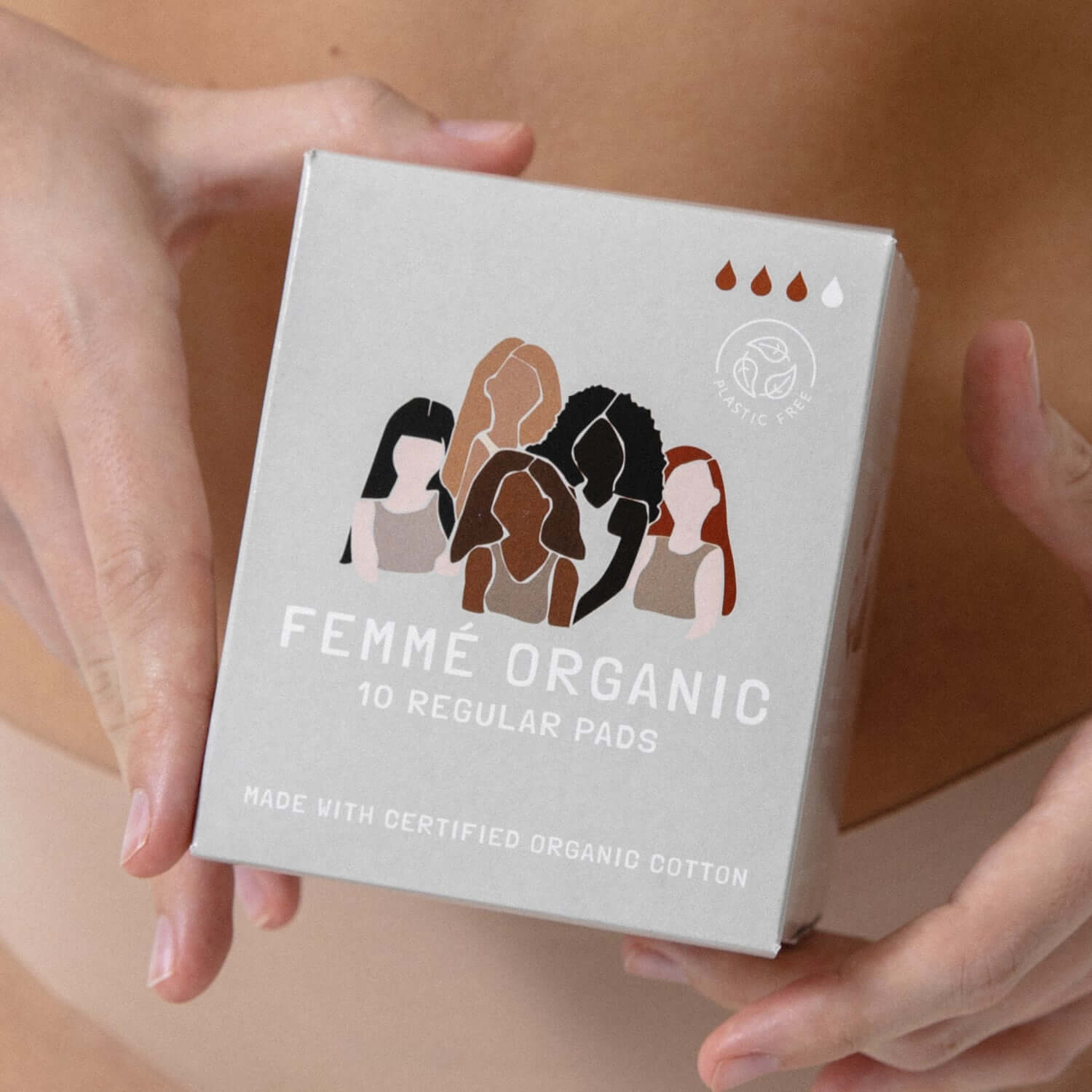 Regular Organic Cotton Pads Femme Organic