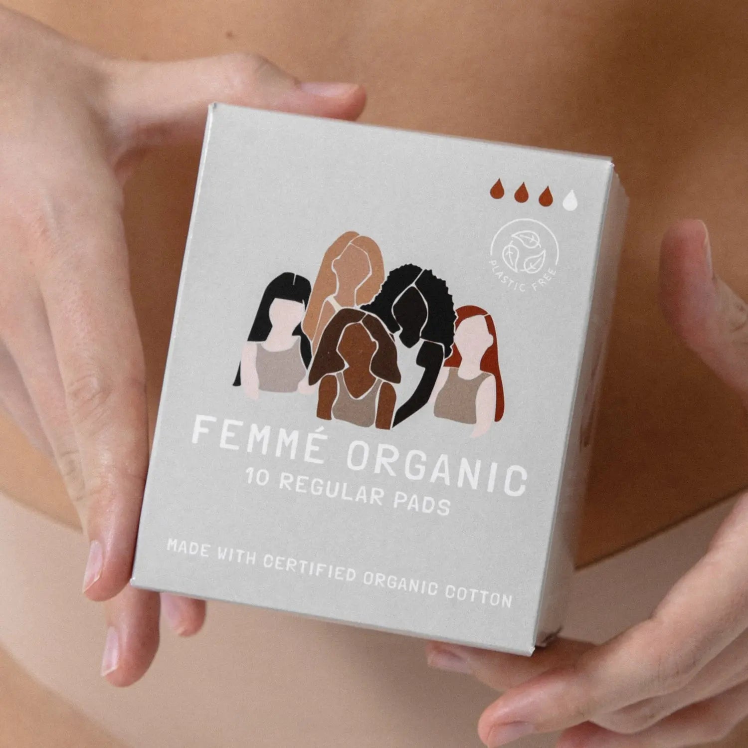 Regular Organic Cotton Pads   Femmé Organic