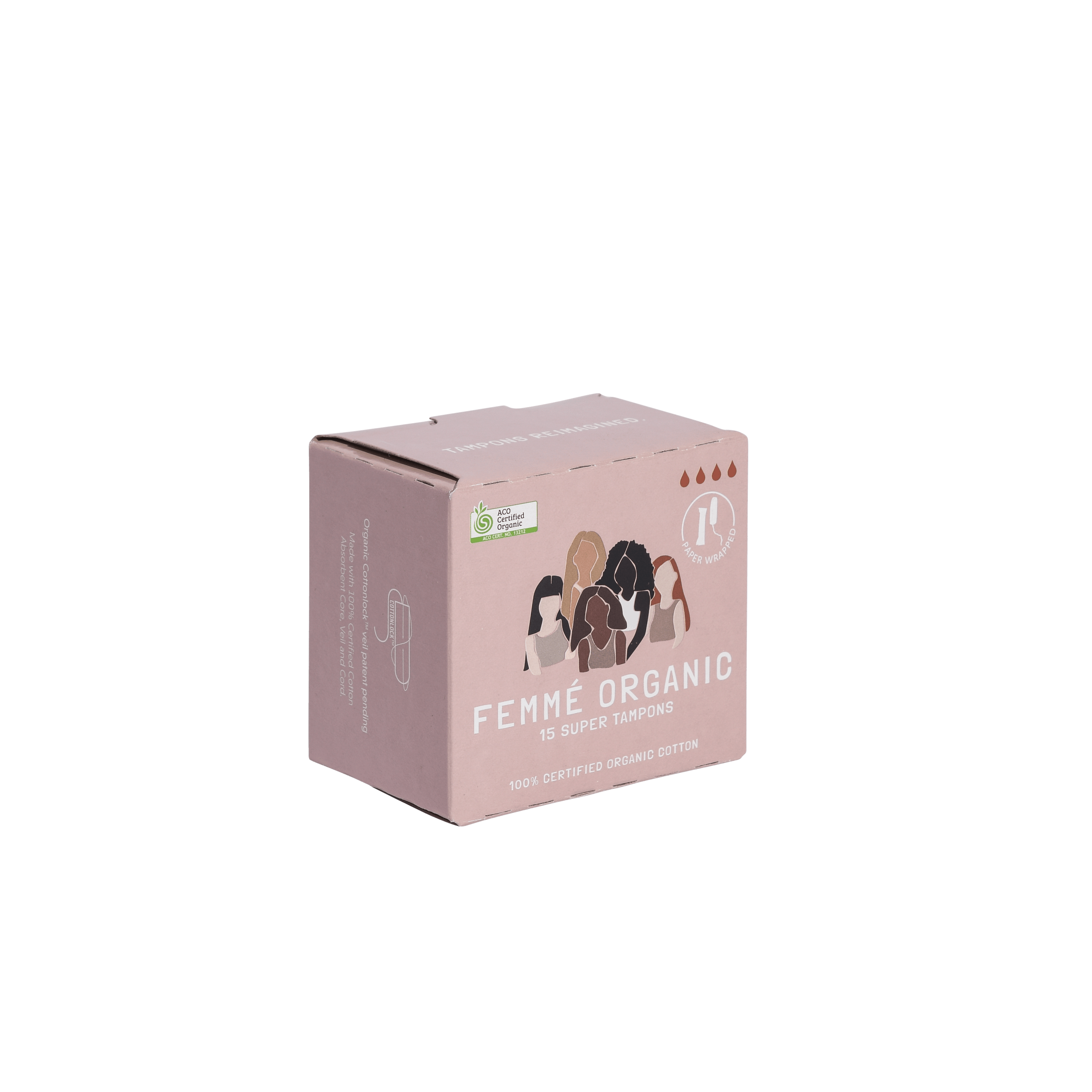 Super Organic Cotton Tampons Femme Organic