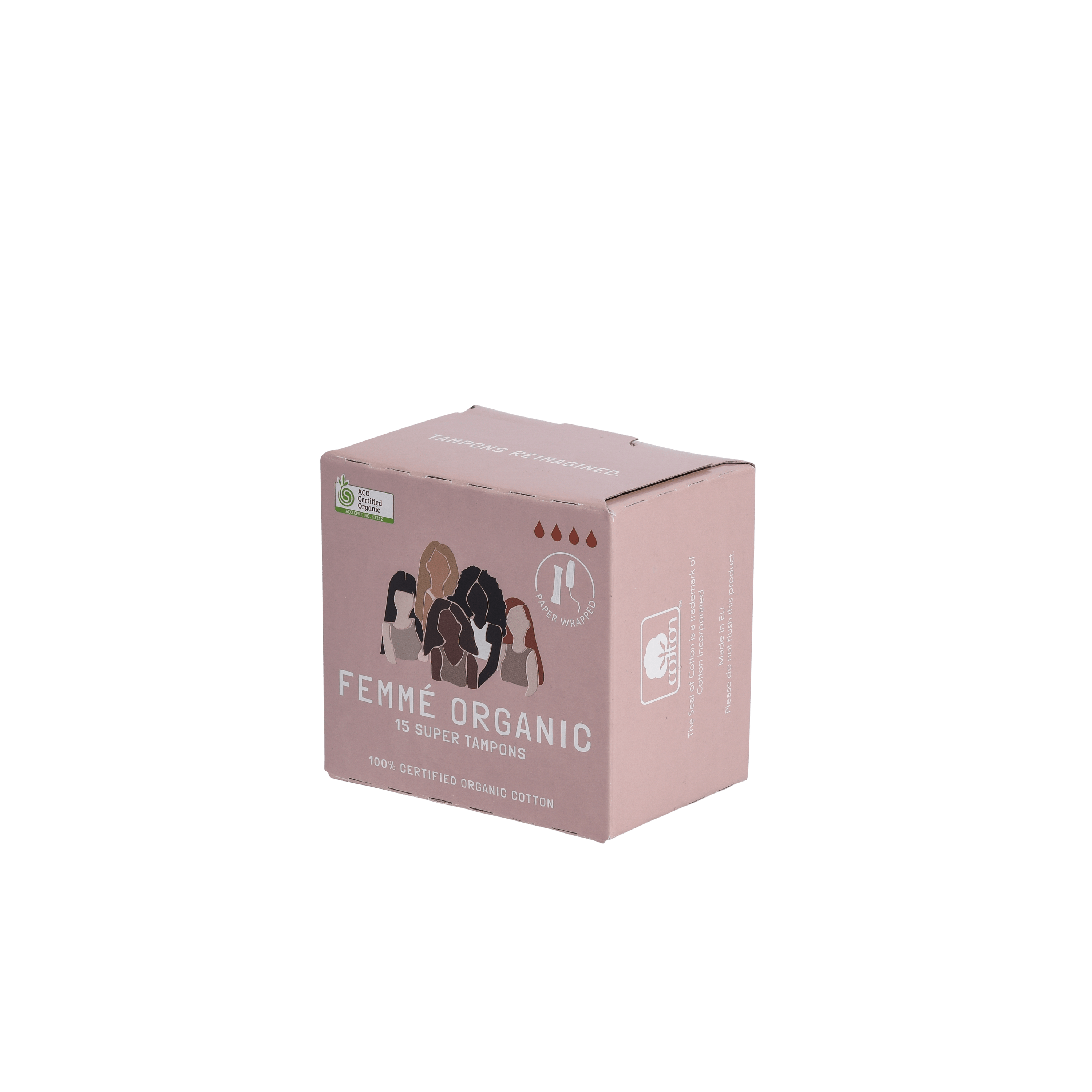 Super Organic Cotton Tampons Femme Organic